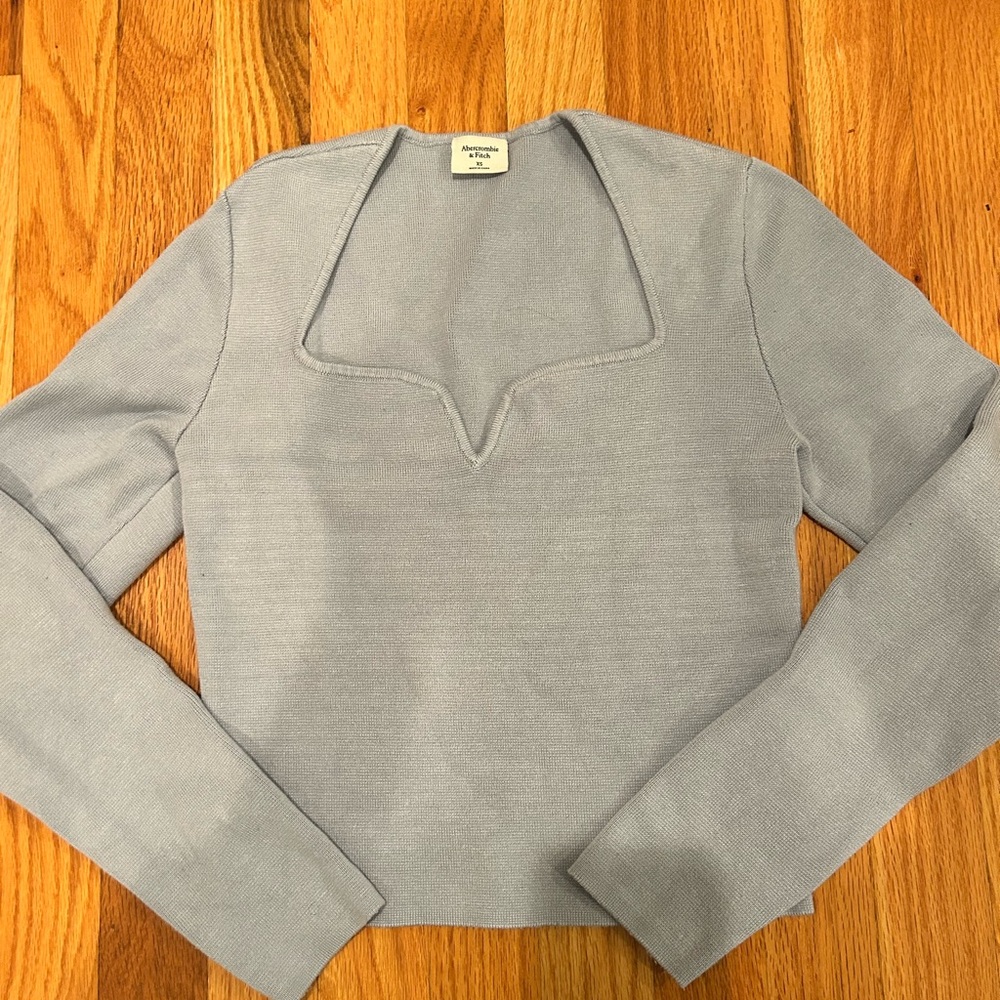 Abercrombie & Fitch Light blue Sweater